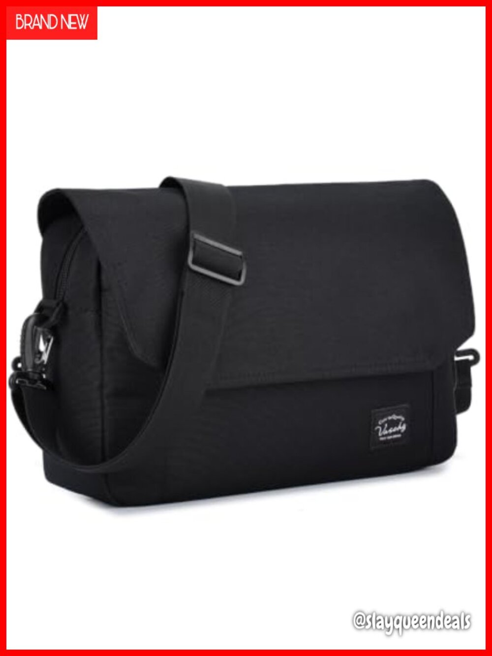 Water-Resistant Polyester Crossbody Messenger Bag RFID Lightweight Travel